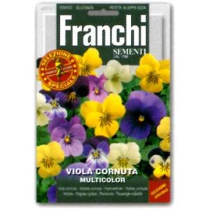 【イタリアの花の種】FRANCHI社　 ビオラ　多色　355/1無農薬で栽培してエディブルフラワーと...