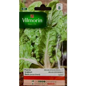 【フランスの野菜の種】Vilmorin社　ビエトラ　スイスチャード・Blonde a carde b...