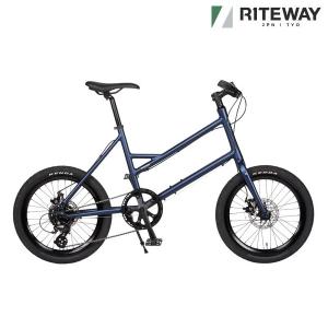 ミニベロ ライトウェイ グレイシア (マットネイビー) 2024 RITEWAY GLACIER 小径自転車｜ms-ad