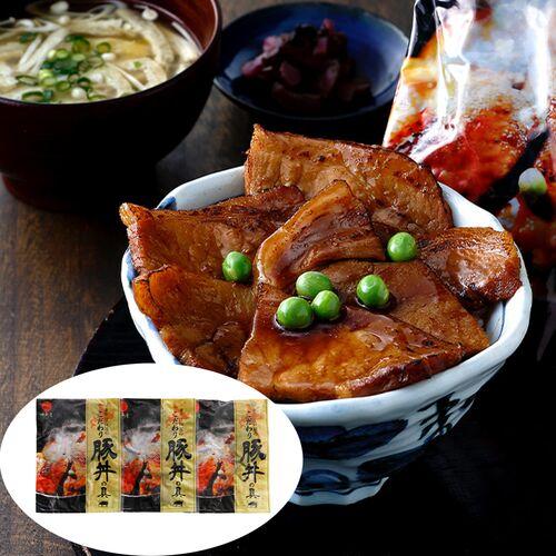 北海道・帯広 江戸屋の豚丼の具 3食