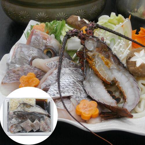 徳島 「吟月」 天然伊勢海老と鯛の祝い鍋 /  送料無料(北海道・沖縄を除く)