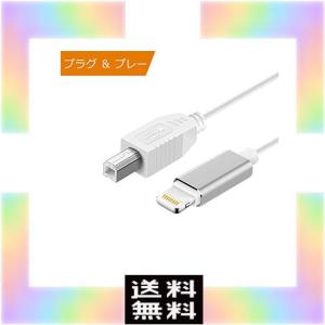 iPhone iPad MIDI ケーブル ライトニング USB b 変換 ケーブル