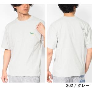 Lee リー Tシャツ 半袖 ワンポイント 刺...の詳細画像4