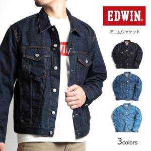 k□90年代□エドウィン/EDWIN 5084 デニムジャケット/Gジャン【L】MENS