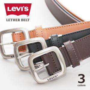 Levi's（リーバイス） LEVI'S レザーベルト 牛革 プレーン (15116064