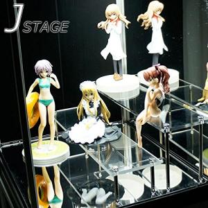 J-STAGE アクリルひな壇 金属脚 アクリルスタンド 透明