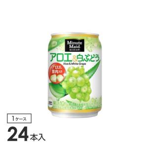 ミニッツメイド アロエ&amp;白ぶどう 280g缶 24本入り×1箱 コカ・コーラ社製品 プレゼント ギフト