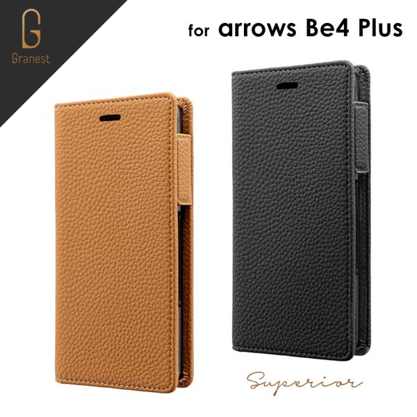 arrows Be4 Plus F-41B ケース カバー 手帳型ケース 本革風レザーフラップケース...