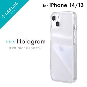 iPhone 14 iPhone 13 ケース カバー 耐傷・耐衝撃ハイブリッドケース UTILO Hologram クリア｜ms-style