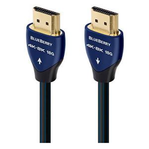 AudioQuest ブルーベリー 4K-8K 18Gbps HDMIケーブル - 2フィート 0.75m 並行輸入 並行輸入