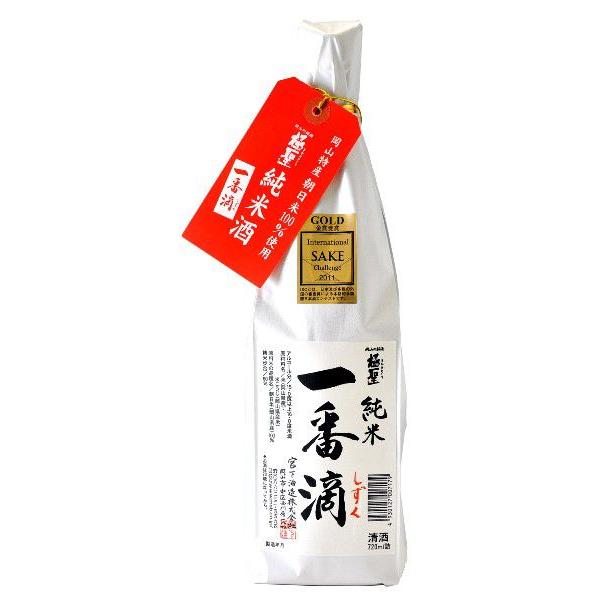 極聖 純米 一番滴 720ml 【日本酒/岡山県/宮下酒造】
