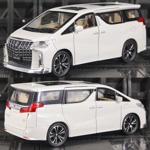 トヨタ アルファード 後期型 ミニカー 1/24 模型 ライト点灯