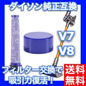 ダイソン掃除機フィルター V7/V8 シリーズ プレフィルターフィルター 交換フィルター フィルタ 互換フィルター 高品質HEPAフィルタ