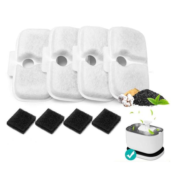 PETLIBRO ペットリブロ用 互換 フィルターセット ４個セット ポンプ用スポンジフィルター４個...