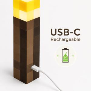 マインクラフト たいまつ風 LEDナイトライト...の詳細画像4