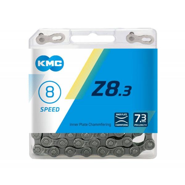 KMC 8スピード用チェーン Z8.3 シルバー