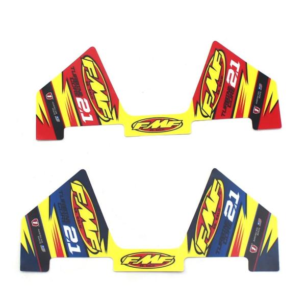 並行輸入品 FMF ステッカー 2T オートバイマフラーパイプデカール 防水 29CM X 12CM...