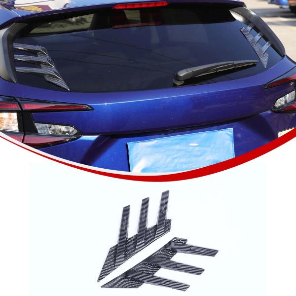 【並行輸入品】スバル クロストレック 2024+用 TPU カーボン 車用リアガラス スポイラー サ...