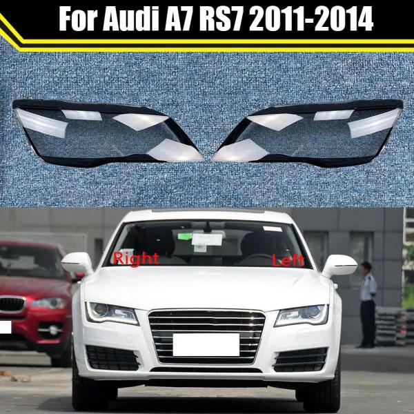 並行輸入品 アウディ A7 RS7 2011-2014 ヘッドライト カバー レンズ 車用