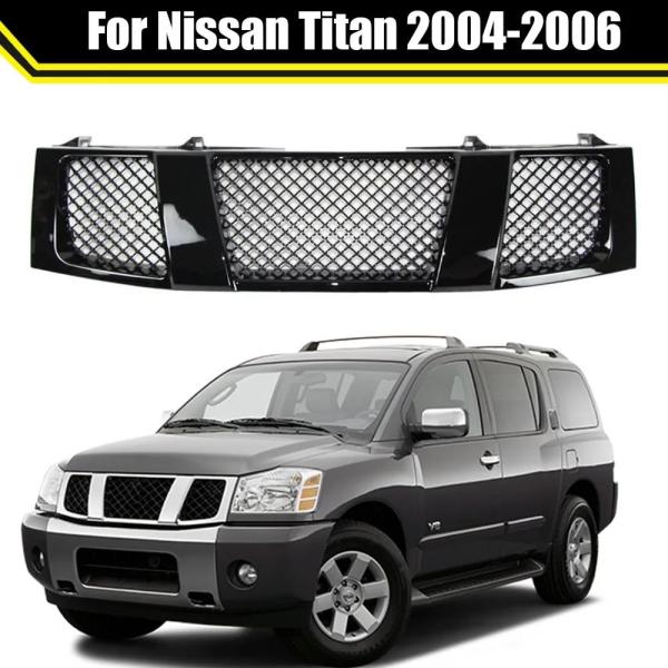日産タイタン 2004-2006 フロントグリル ABS 車用 並行輸入品