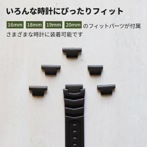 ウレタン 腕時計ベルト 16mm 18mm 1...の詳細画像3