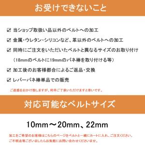 レバー タイプ バネ棒 時計ベルト 時計バンド...の詳細画像2
