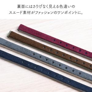 撥水レザー 本革 細幅 6mm 7mm 8mm...の詳細画像3
