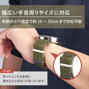 NATOベルト 18mm 20mm 22mm ...の詳細画像5