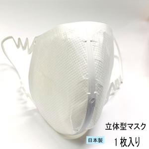 エラストマー製マスク　マスク　白　　立体型 日本製　1枚入り　マスク　飛沫防止　エラストマー　フィット　自社製造