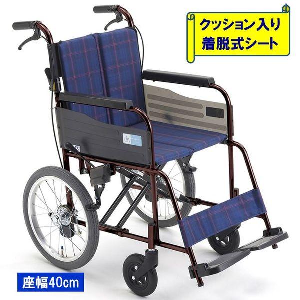 車椅子 軽量 コンパクト 車いす 介助式 折りたたみ エアータイヤ 種類 EC-2 ミキ