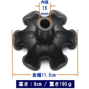 ミキ 杖 つえ 先ゴム 替えゴム 自立式 ゴム...の詳細画像2