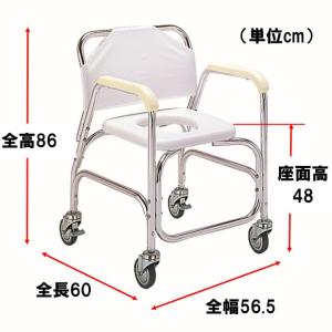 ミキ シャワーキャリー シャワーチェア 入浴用...の詳細画像2