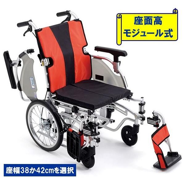 車椅子 軽量 コンパクト 介助式 車いす ノーパンク タイヤ 折りたたみ 種類 MYU5-16 ミキ