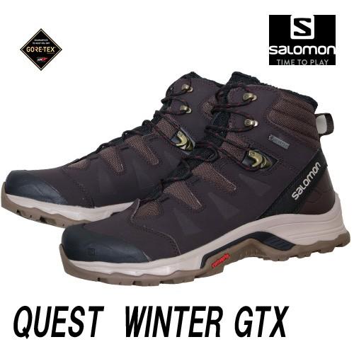 ＳＡＬＯＭＯＮスノースクートシューズ２８．０ｃｍ　ＱＵＥＳＴ　ＷＩＮＴＥＲ　ＧＯＲＥ−ＴＥＸ　クエス...