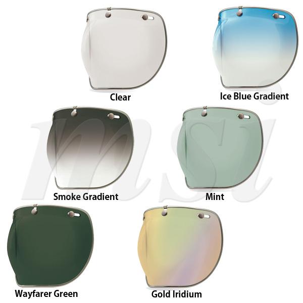 BELL ベル Custom500/Shorty/RT ヘルメット用 3 Snap Bubble D...