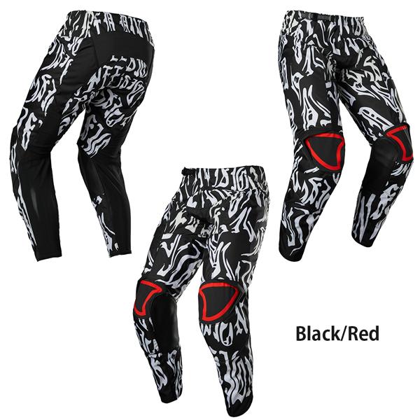 FOX オフロードパンツ 子供用 Youth 180 ブラックレッド/Y26