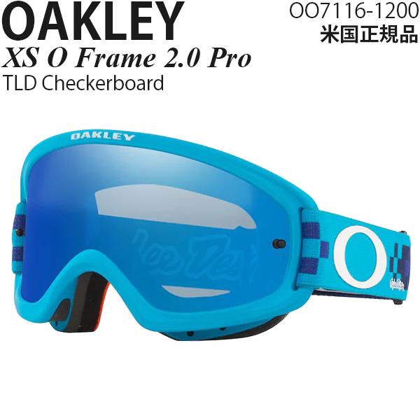 Oakley MX ゴーグル 子供用 XS O Frame 2.0 Pro TLD Checkerb...