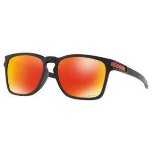 Oakley オークリー サングラス Latch Square ラッチ スクエア OO9358-1155 アジアンフィット 【Matte Black/Prizm Ruby】｜msi1