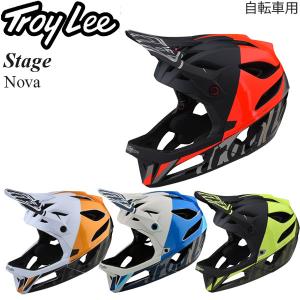 【在庫処分特価】Troy Lee ヘルメット 自転車用 Stage Nova グローイエロー/XL-2XL｜msi1