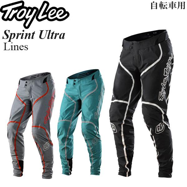 【在庫調整期間限定特価】 Troy Lee パンツ 自転車用 Sprint Ultra Lines ...