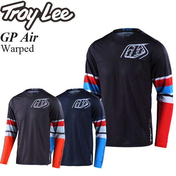 Troy Lee オフロードジャージ GP Air Warped レッドブラック/XL