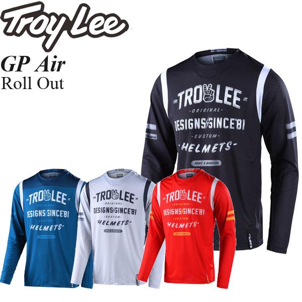 Troy Lee オフロードジャージ GP Air Roll Out ブラック/2XL