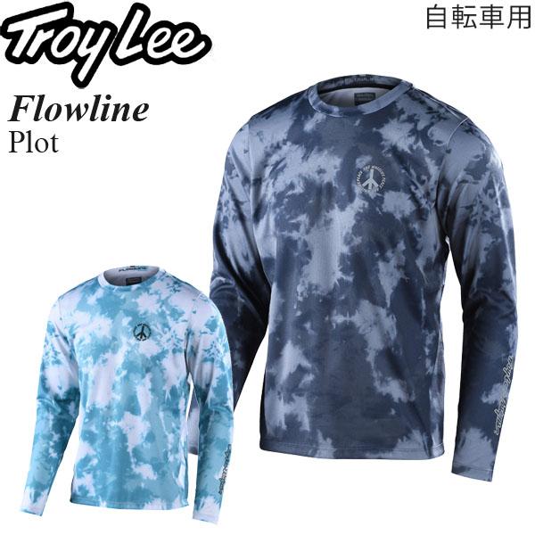 Troy Lee ジャージ 長袖 自転車用 Flowline Plot