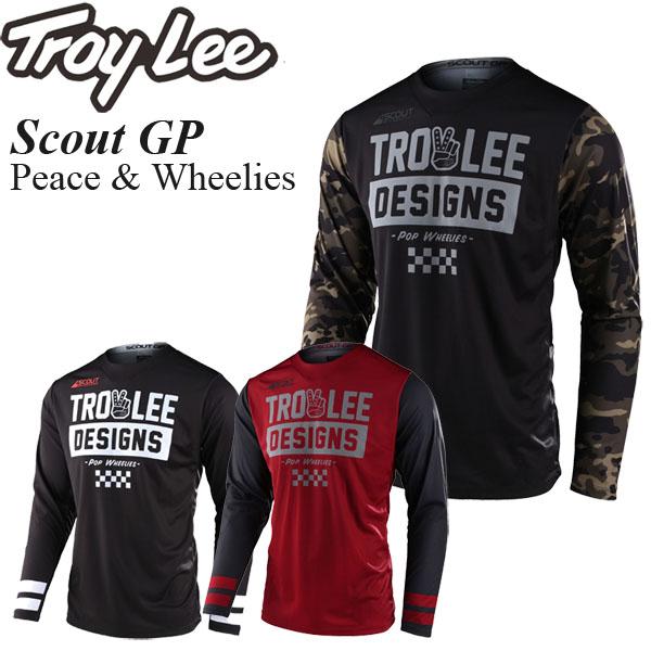 【在庫調整期間限定特価】 Troy Lee オフロードジャージ Scout GP Peace &amp; W...