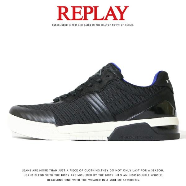 REPLAY リプレイ スニーカー シューズ 靴 くつ ローカット リプレイジーンズ メンズ MEN...