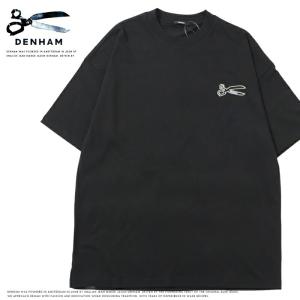 DENHAM デンハム シザーロゴ 刺繍 胸ポケット Tシャツ AMERICANA TEE