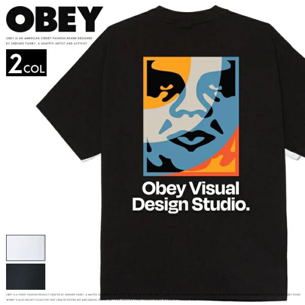 OBEY オベイ tシャツ 半袖 プリント シェパード・フェアリー ストリートアート スケボー スト...