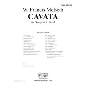 取寄 | カヴァタ | フランシス・マクベス  ( 吹奏楽 | 楽譜 )