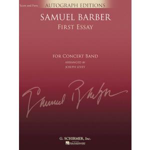 取寄 | ファースト・エッセイ | サミュエル・バーバー  ( 吹奏楽 | 楽譜 )