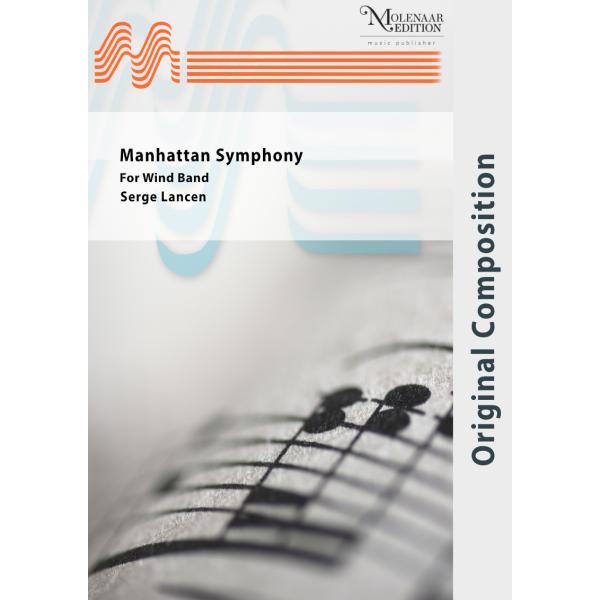 取寄 | マンハッタン交響曲 | セルジュ・ランサン  ( 吹奏楽 | 楽譜 )